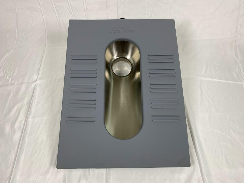 陶瓷不锈钢硅胶防撞蹲便器